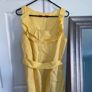Cynthia Steffe Yellow linen dress